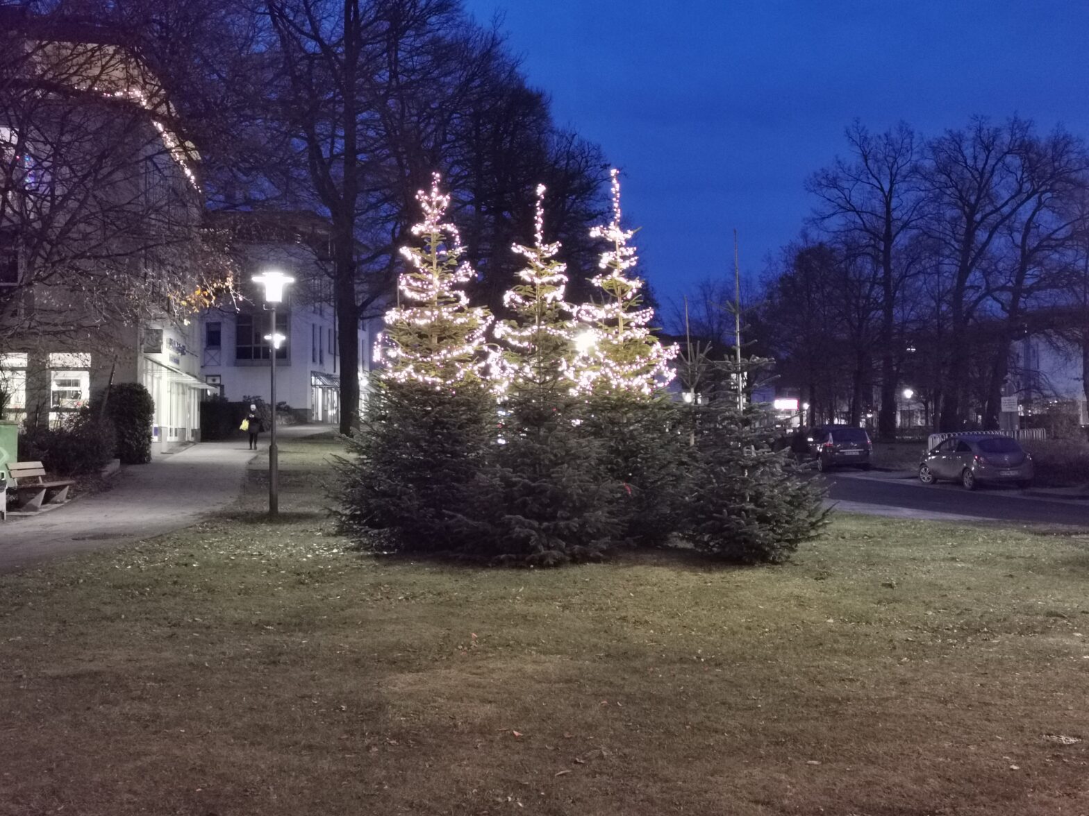 Lichtaktion am Reichowplatz